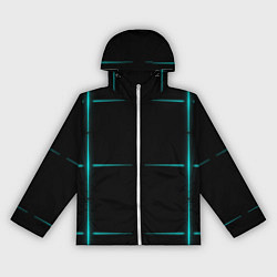 Женская ветровка Color black blue stripes
