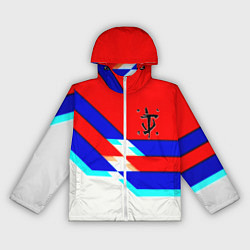 Ветровка с капюшоном женская Doom geometry cyber sport, цвет: 3D-белый