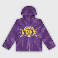 Ветровка с капюшоном женская NBA Los Angeles Lakers, цвет: 3D-белый