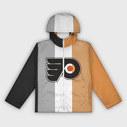 Ветровка с капюшоном женская Philadelphia Flyers, цвет: 3D-белый