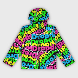 Ветровка с капюшоном женская Drop Dead: Acid Pattern, цвет: 3D-черный