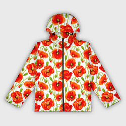 Женская ветровка Маки